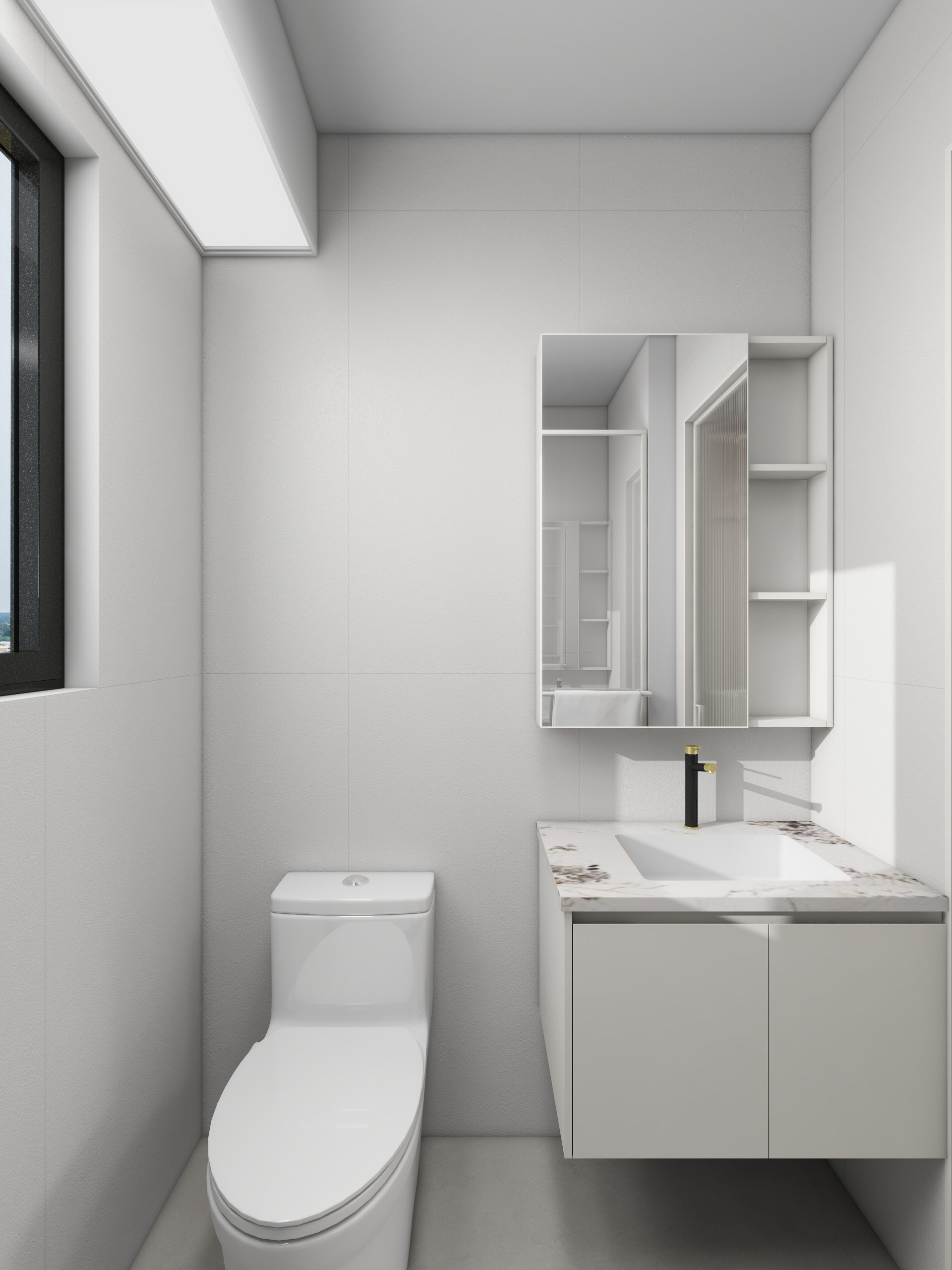 Grove Spring 5-Room Design A (Kitchen, Master Bedroom, and Bathroom Cabinets)