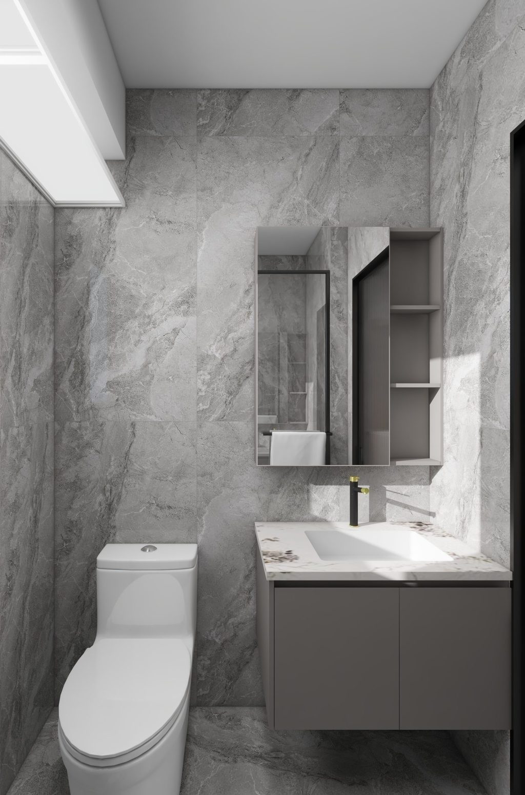 Grove Spring 5-Room Design C (Kitchen, Master Bedroom, and Bathroom Cabinets)