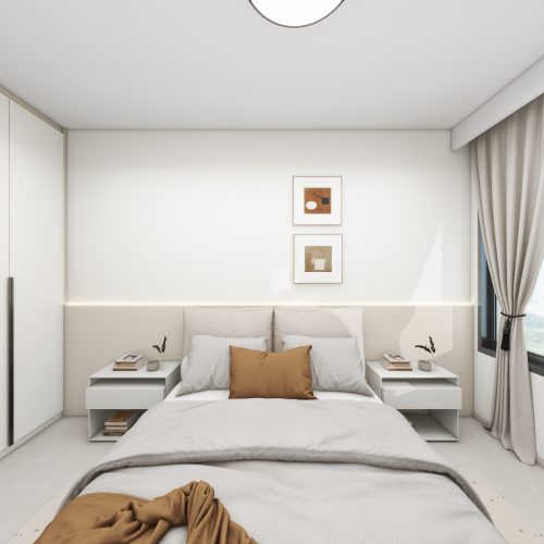 Tengah Parc Clover 4-Room Design A (Kitchen, Master Bedroom, and Bathroom Cabinets)