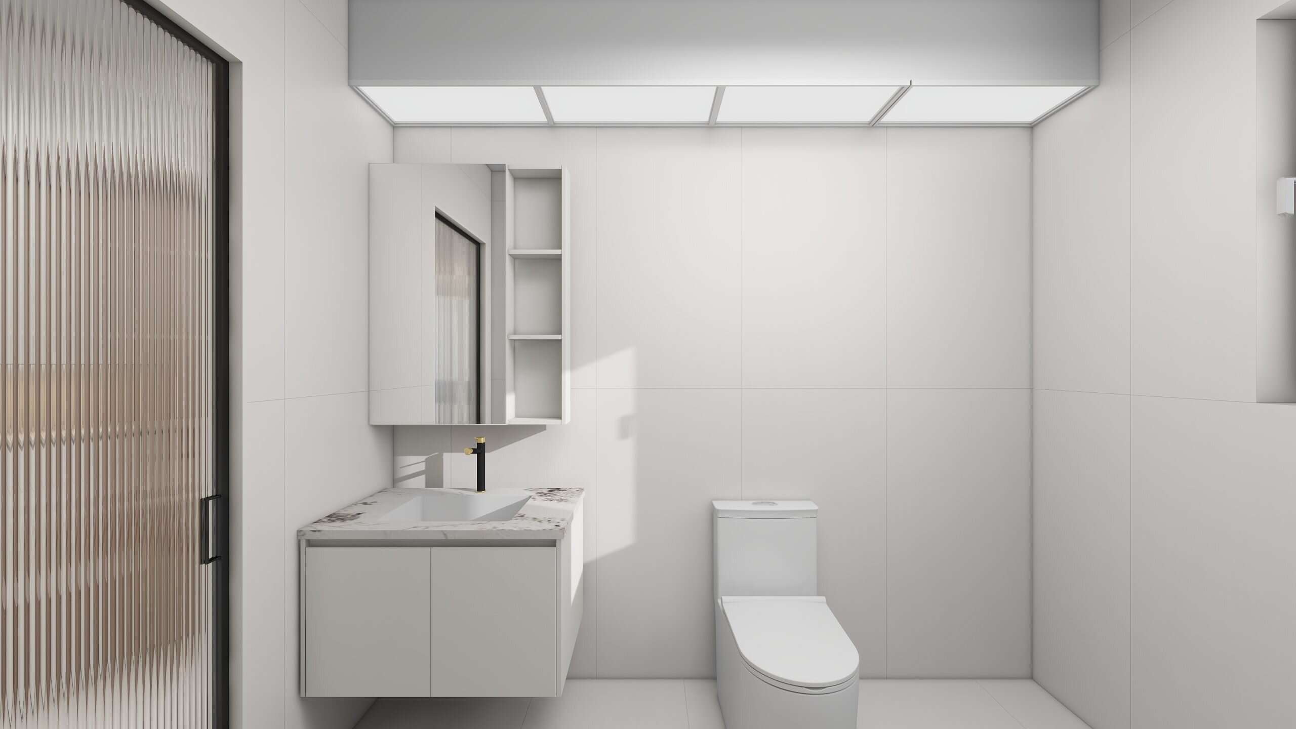 Canberra Vista 2-Room Flexi Design A (Kitchen, Master Bedroom, and Bathroom Cabinets)