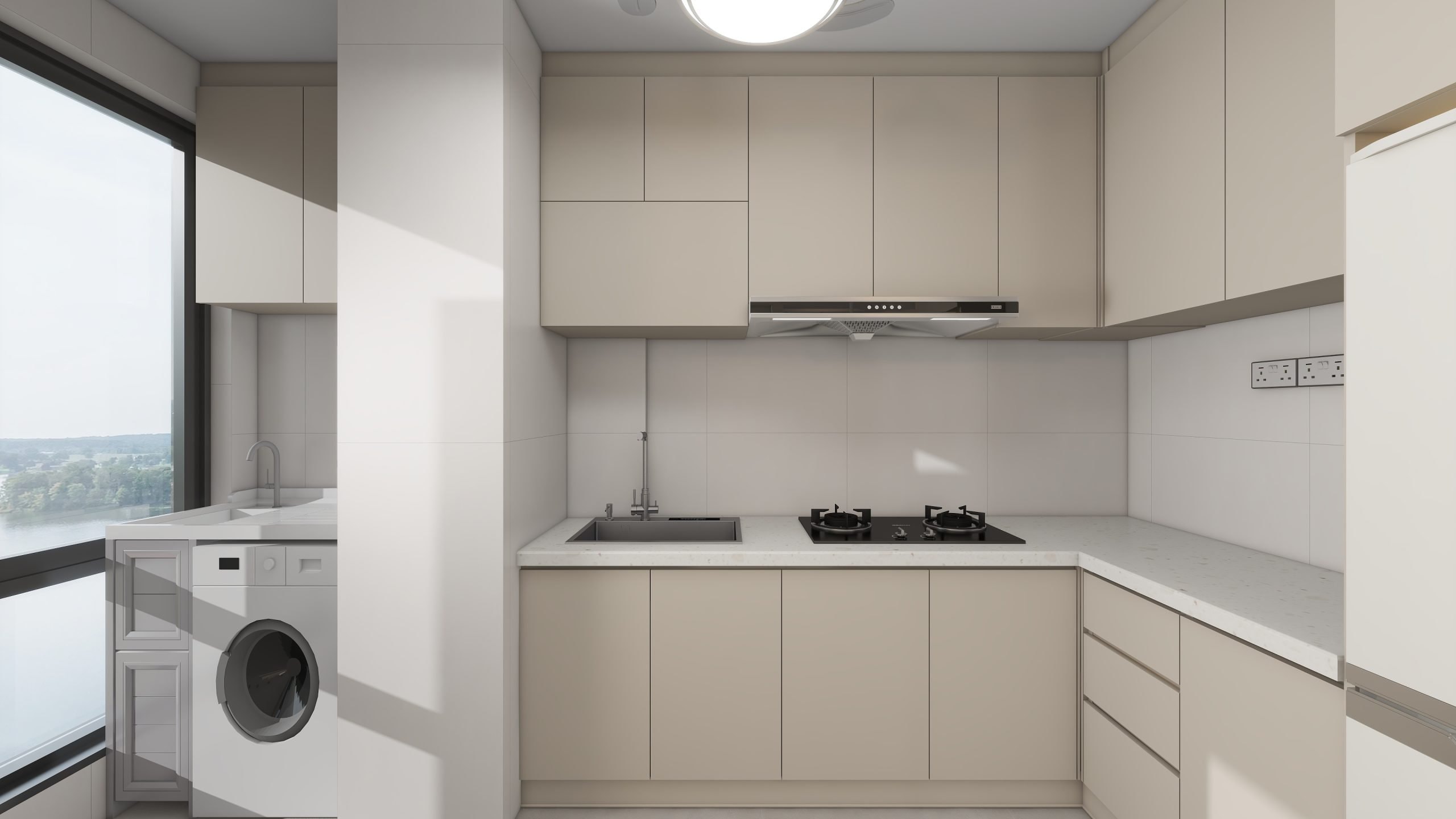 Canberra Vista 2-Room Flexi Design A (Kitchen, Master Bedroom, and Bathroom Cabinets)