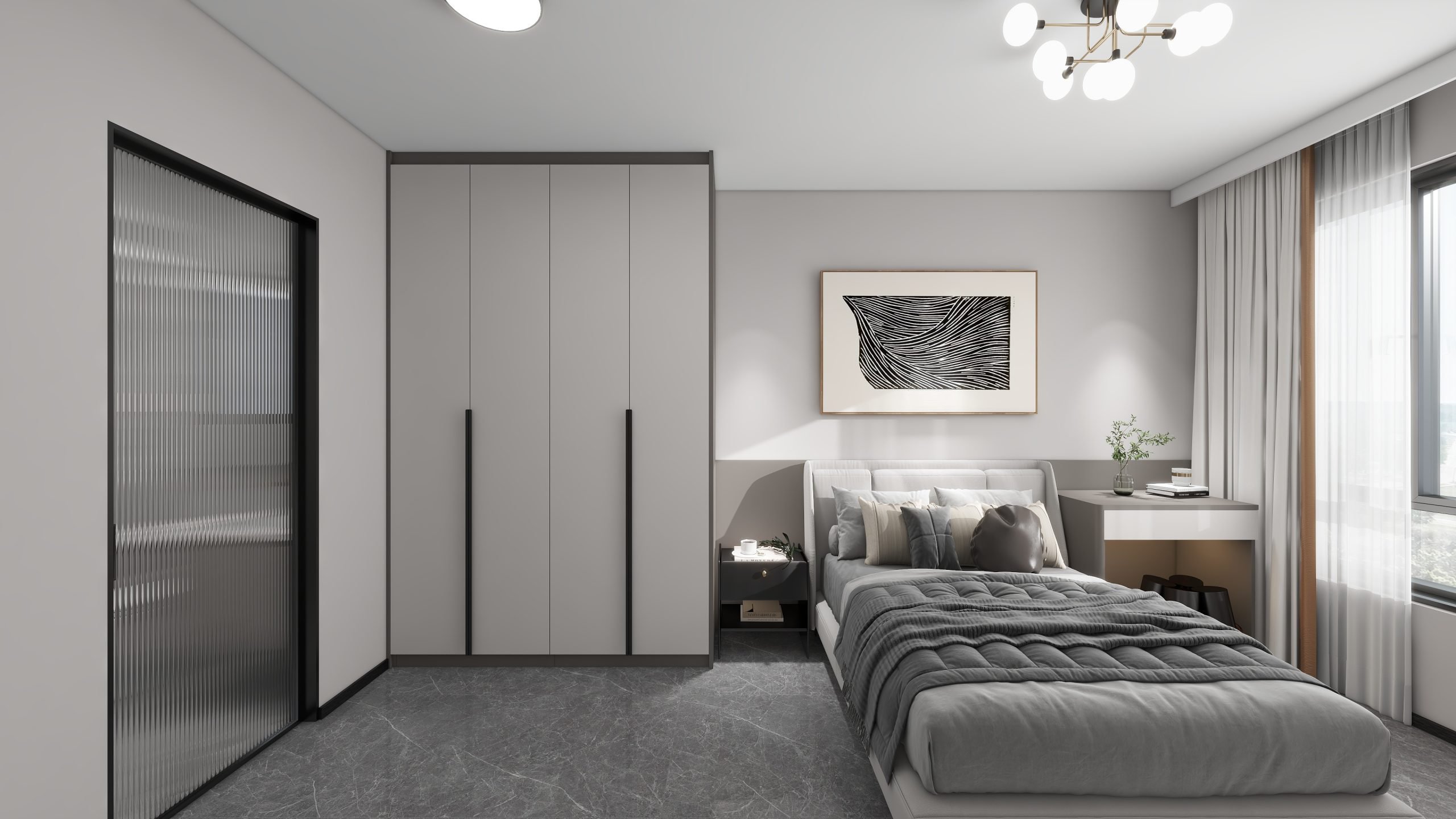 Grove Spring 5-Room Design C (Kitchen, Master Bedroom, and Bathroom Cabinets)
