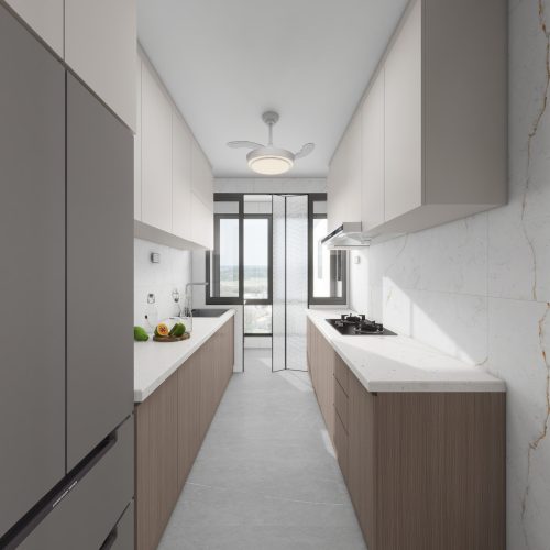 Grove Spring 5-Room Design B (Kitchen, Master Bedroom, and Bathroom Cabinets)