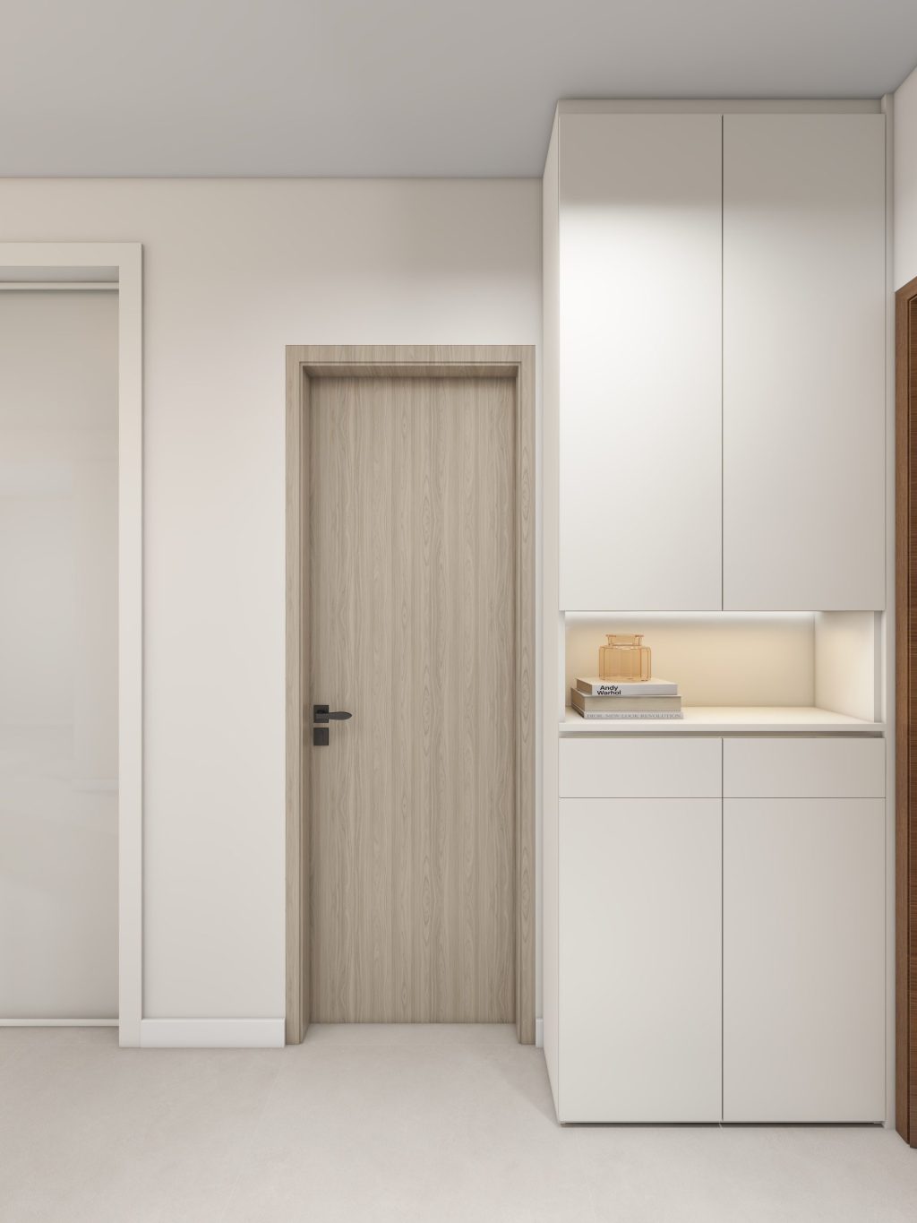Foyer Full Height Shoes Cabinet  (3 feet)
