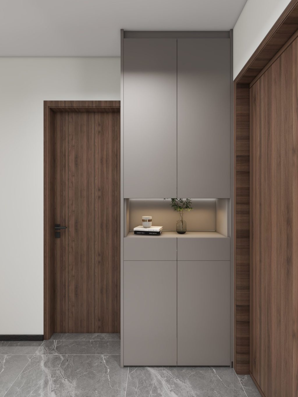 Foyer Full Height Shoes Cabinet  (3 feet)