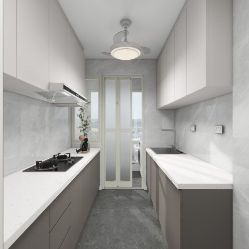 Tengah Parc Glen 5-Room Design C (Kitchen, Master Bedroom, and Bathroom Cabinets)