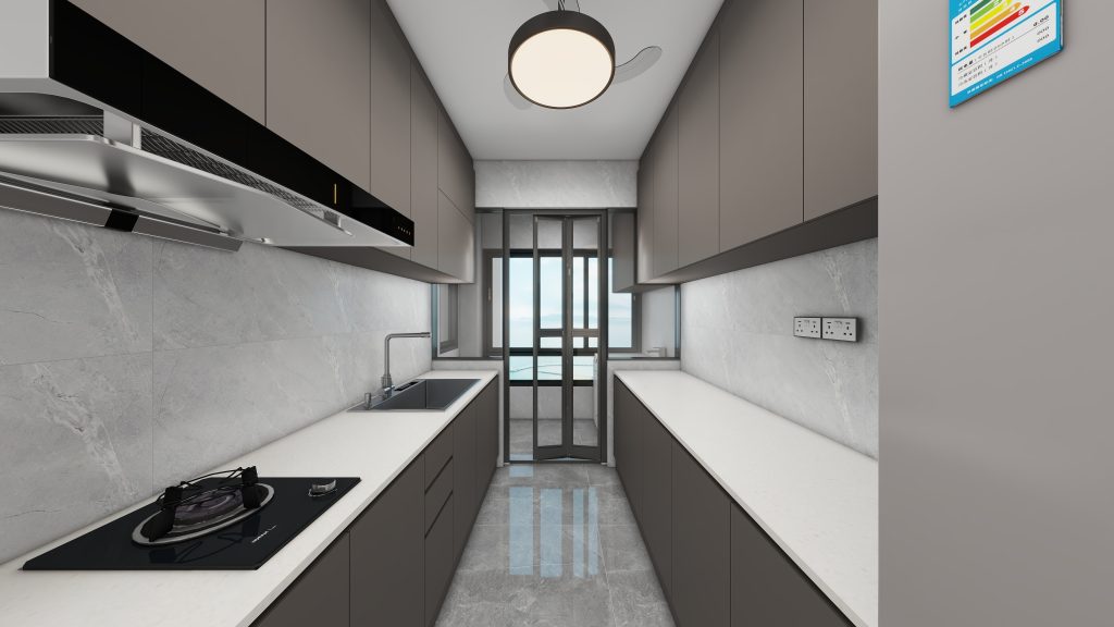 Tengah Parc Glen 4-Room Design C (Kitchen, Master Bedroom, and Bathroom Cabinets)