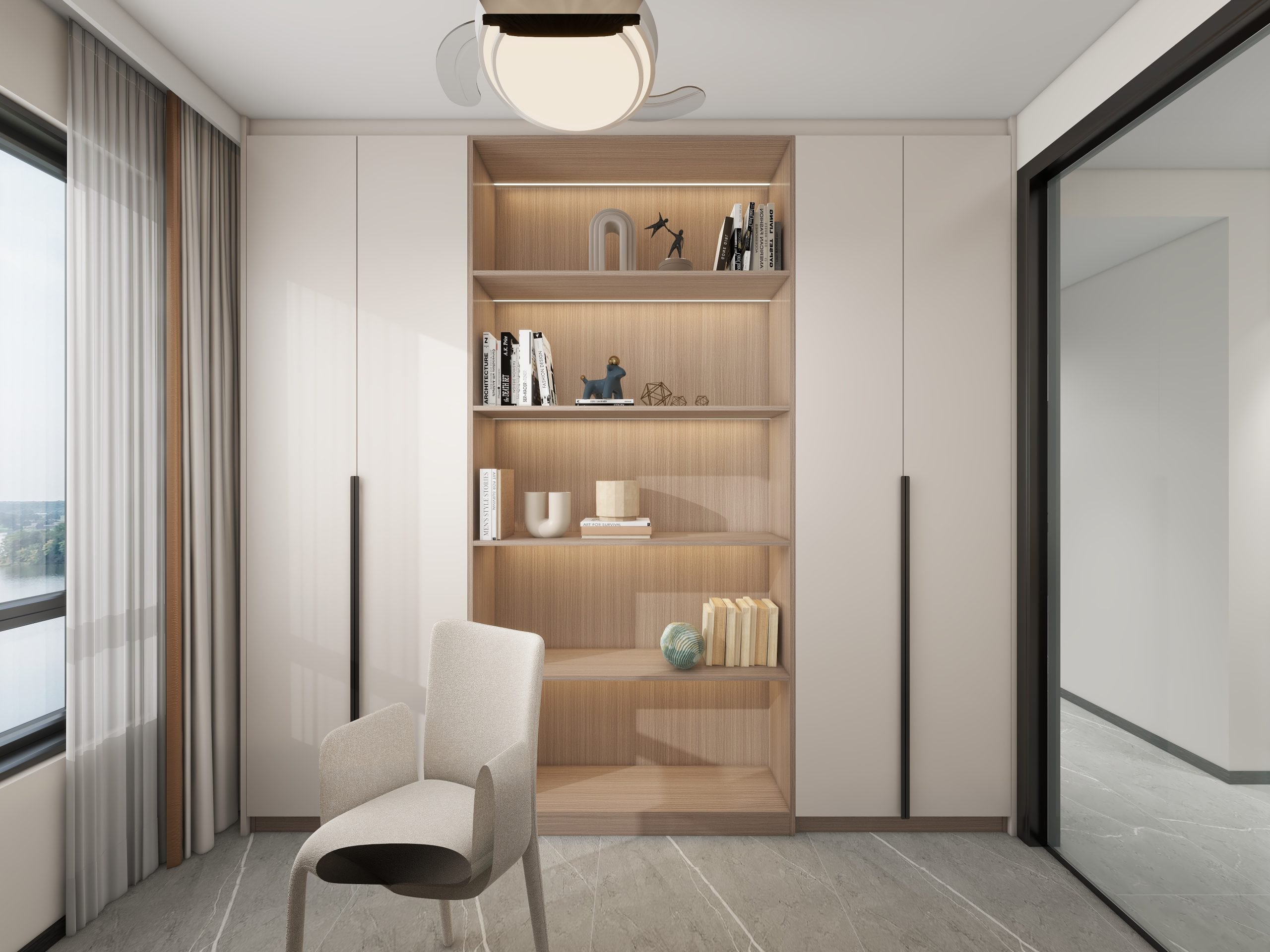 Study Room Full Height Storage Cabinet (12.5 feet)
