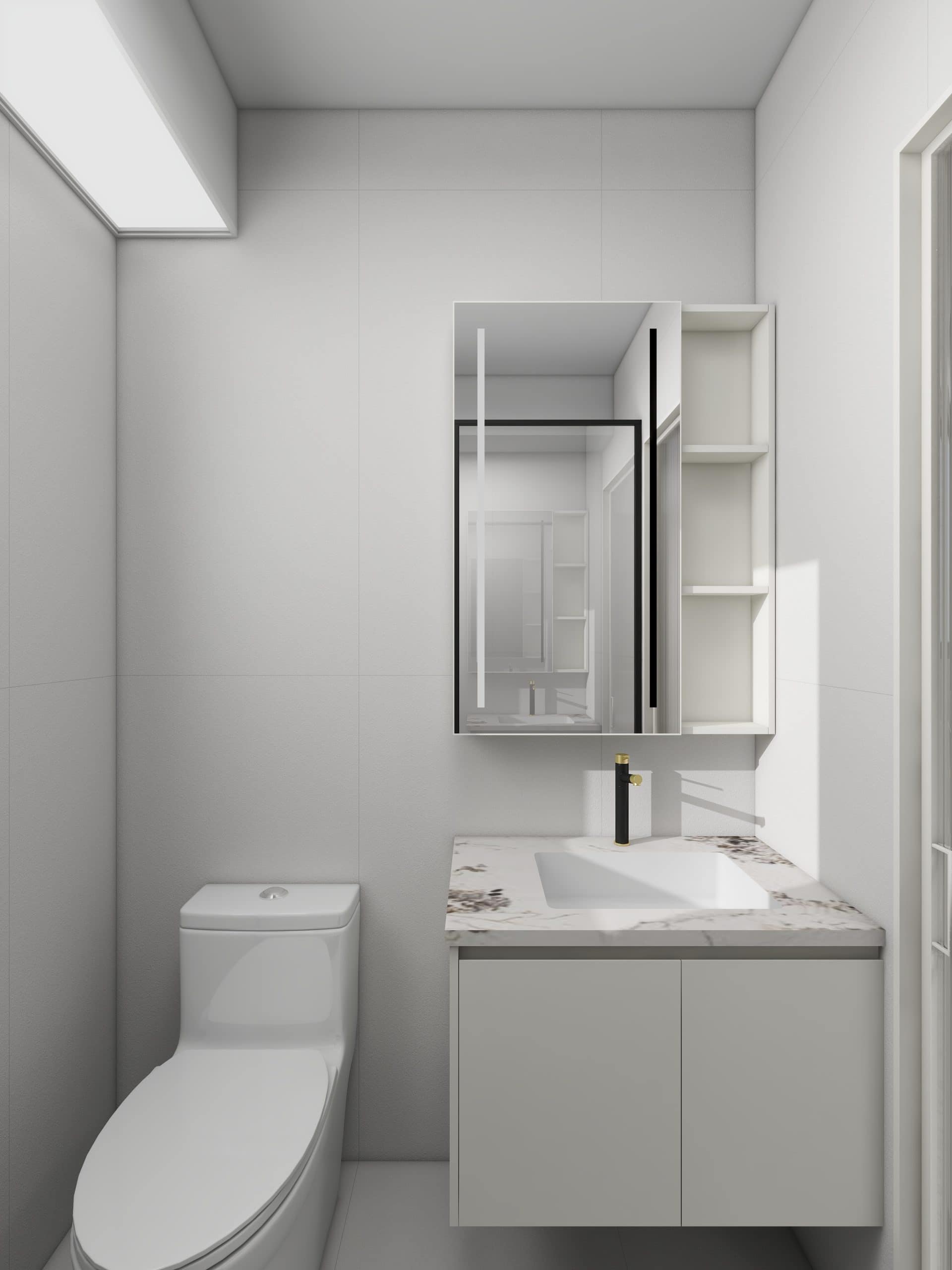 Canberra Vista 5-Room Design A (Kitchen, Master Bedroom, and Bathroom Cabinets)