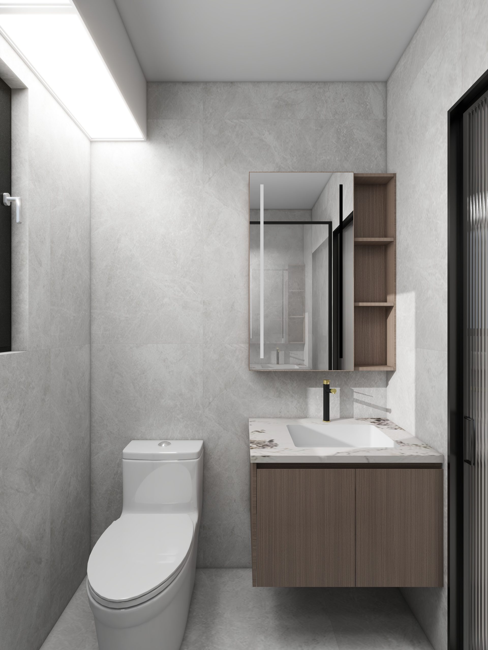 Canberra Vista 5-Room Design B (Kitchen, Master Bedroom, and Bathroom Cabinets)
