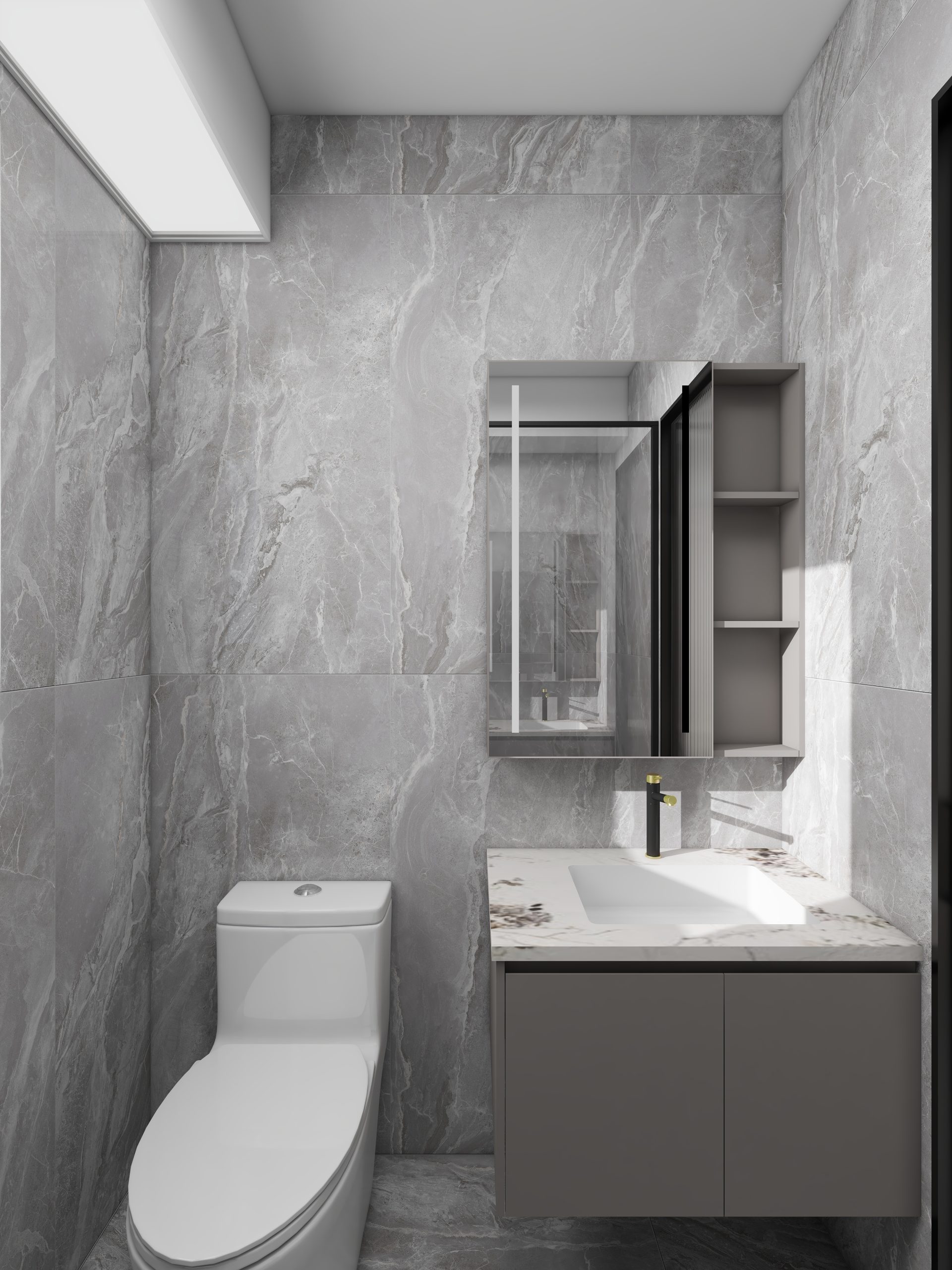 Canberra Vista 5-Room Design C (Kitchen, Master Bedroom, and Bathroom Cabinets)