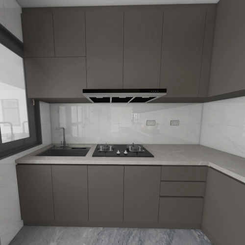 Punggol Point Cove 4-Room Design C (Kitchen, Master Bedroom, and Bathroom Cabinets)
