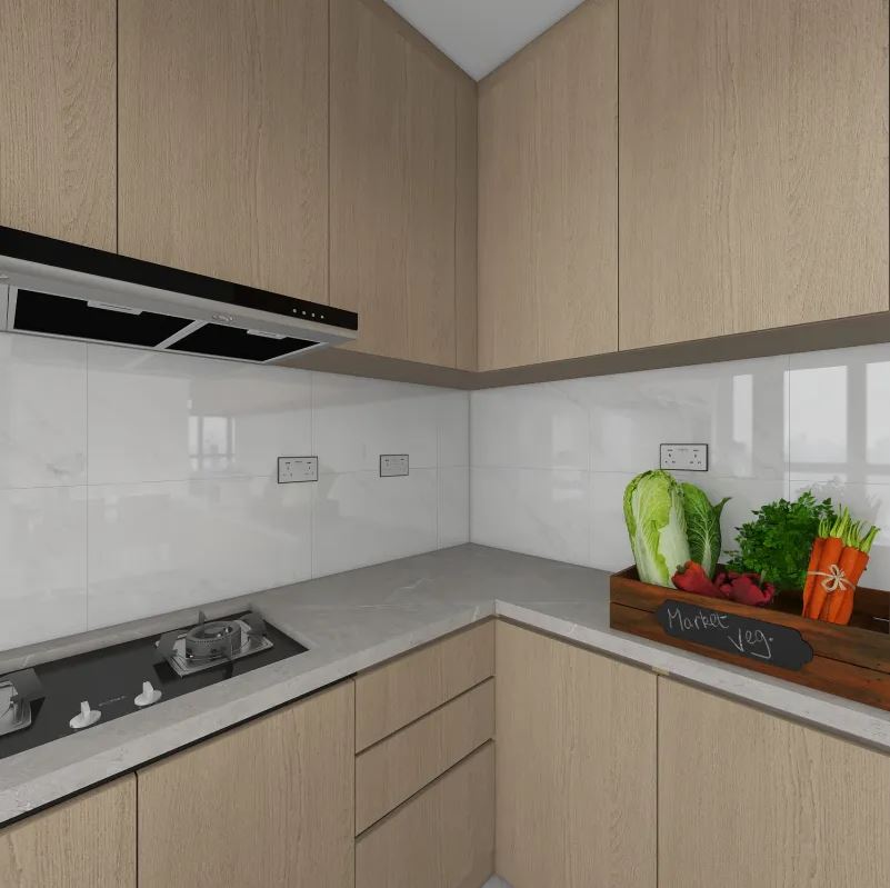 Punggol Point Cove 4-Room Design B (Kitchen, Master Bedroom, and Bathroom Cabinets)