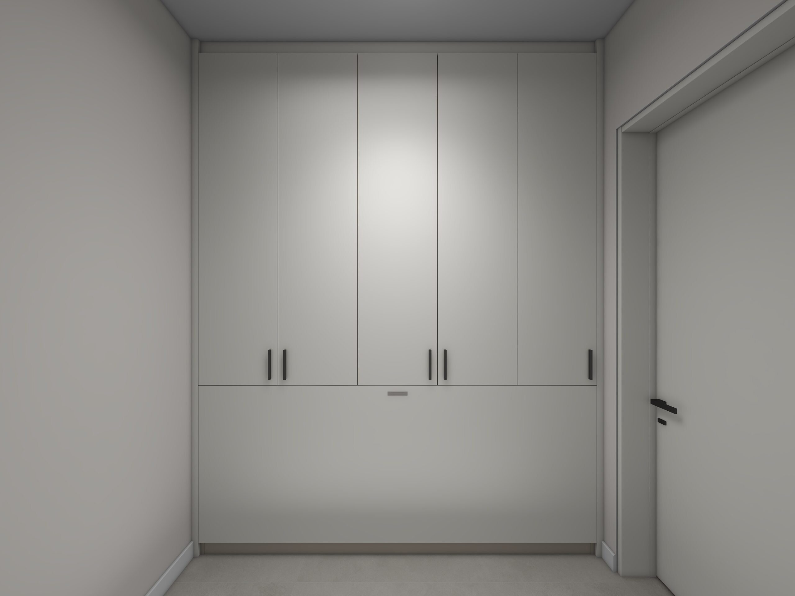Bomb Shelter Full Height Space Saving Beds with Storage Cabinet (8 feet)