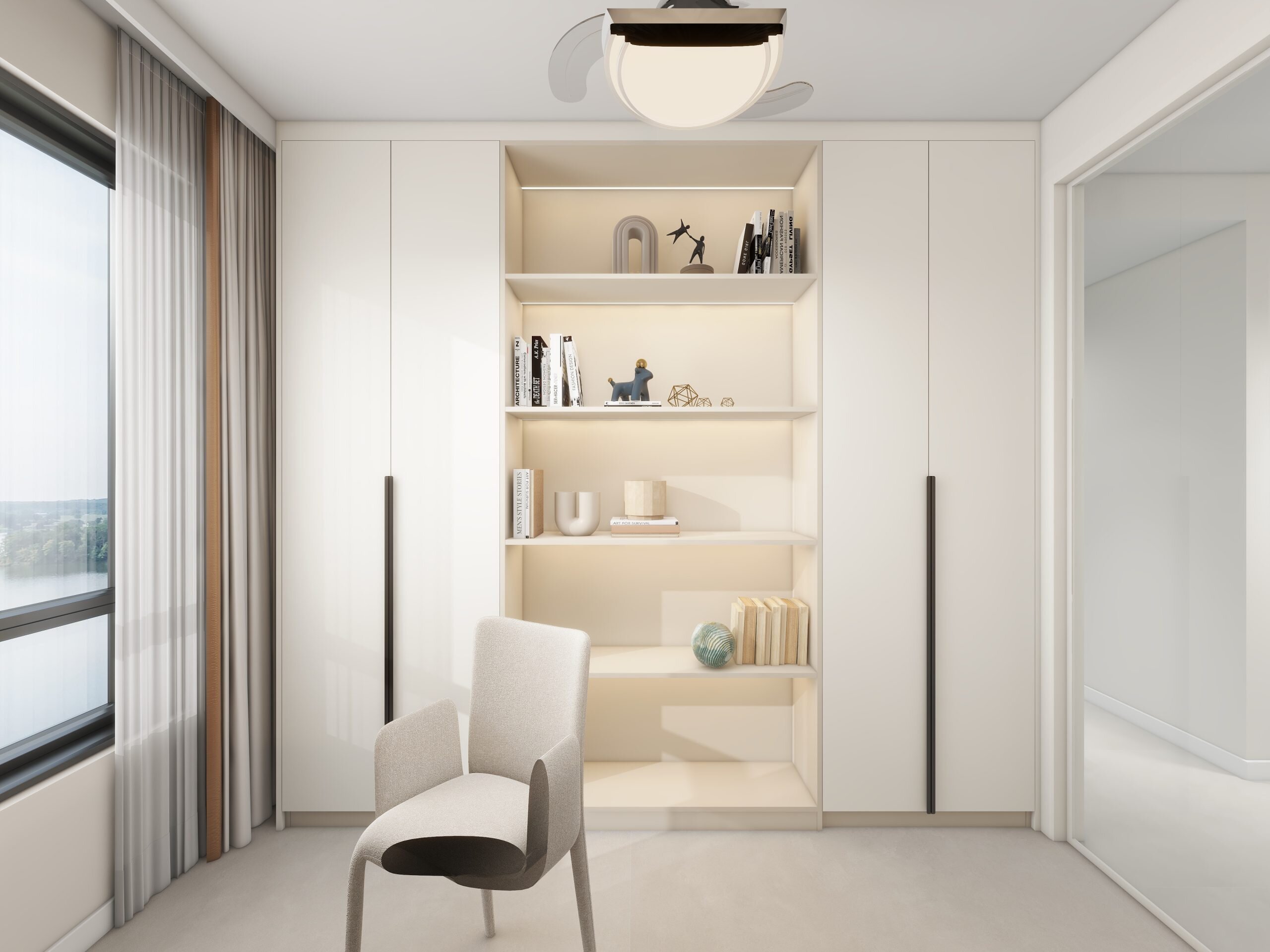 Study Room Full Height Storage Cabinet (12 feet)