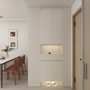 Foyer Full Height Shoes Cabinet  (2.5 feet)