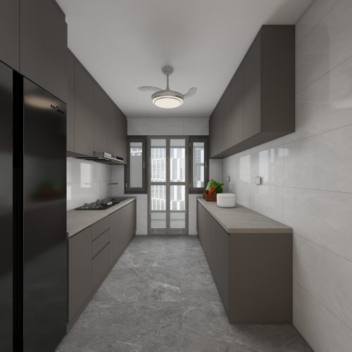 Tengah Parc Woods 4-Room Design C (Kitchen, Master Bedroom, and Bathroom Cabinets)
