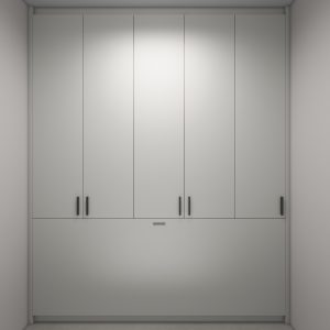 Bomb Shelter Full Height Space Saving Beds with Storage Cabinet (7.5 feet)