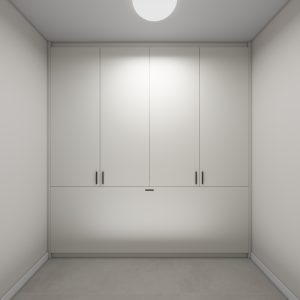 Bomb Shelter Full Height Space Saving Beds with Storage Cabinet (8 feet)