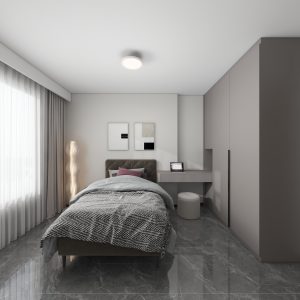 Bedroom 1 Casement Wardrobe with Dressing Table (8 feet)