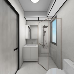 Common Bathroom Top & Bottom Cabinets (5 feet)