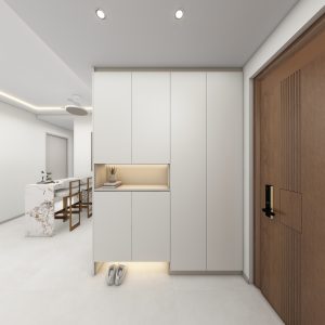 Foyer Full Height Shoes Cabinet  (5 feet)