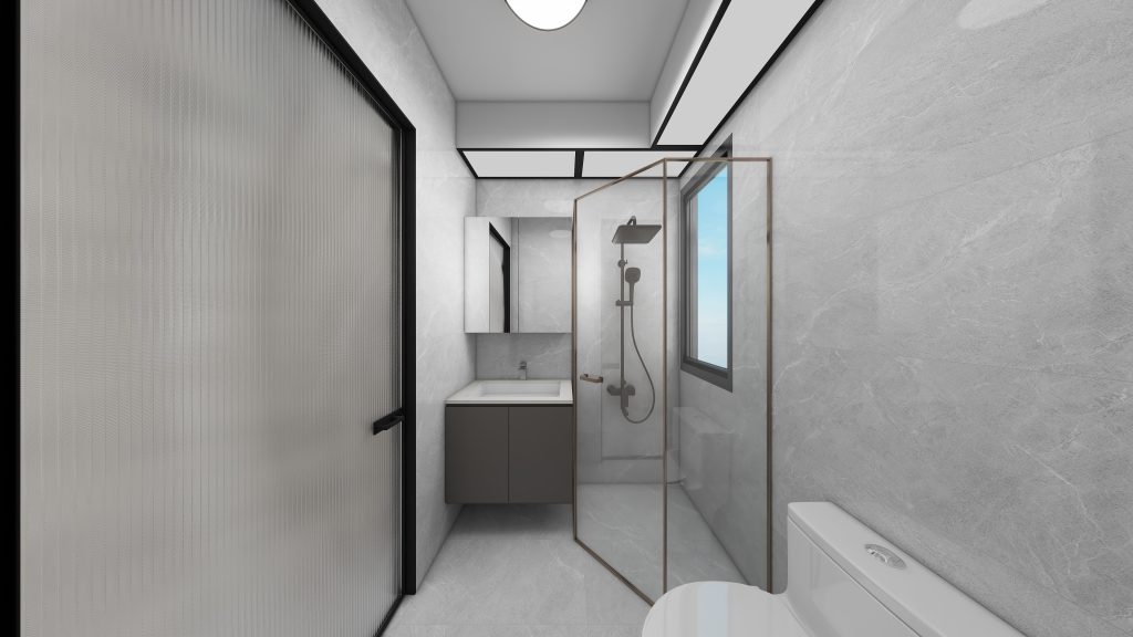 Common Bathroom Top & Bottom Cabinets (5 feet)