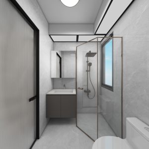 Common Bathroom Top & Bottom Cabinets (5 feet)