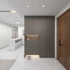 Foyer Full Height Shoes Cabinet  (5 feet)