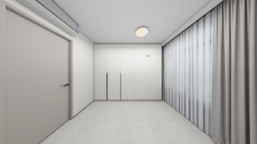 Bedroom 2 Space Saving Beds with Casement Wardrobe  (11.5  feet)