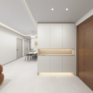 Foyer Full Height  display & storage Cabinet  (5.5 feet)