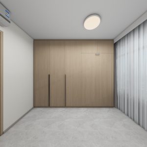Bedroom 2 Space Saving Beds with Casement Wardrobe  (11.5  feet)