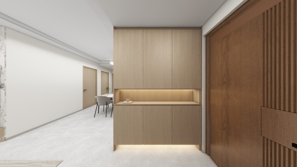 Foyer Full Height  display & storage Cabinet  (5.5 feet)