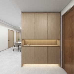 Foyer Full Height  display & storage Cabinet  (5.5 feet)