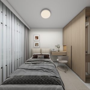 Bedroom 1 Casement Wardrobe with Dressing Table (7 feet)