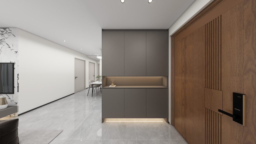 Foyer Full Height  display & storage Cabinet  (5.5 feet)