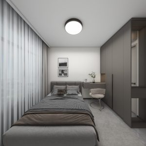 Bedroom 1 Casement Wardrobe with Dressing Table (7 feet)