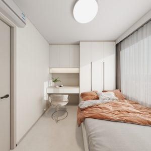 Bedroom 1 bedTatami Platform Bed with Casement Wardrobe (13.5 feet)