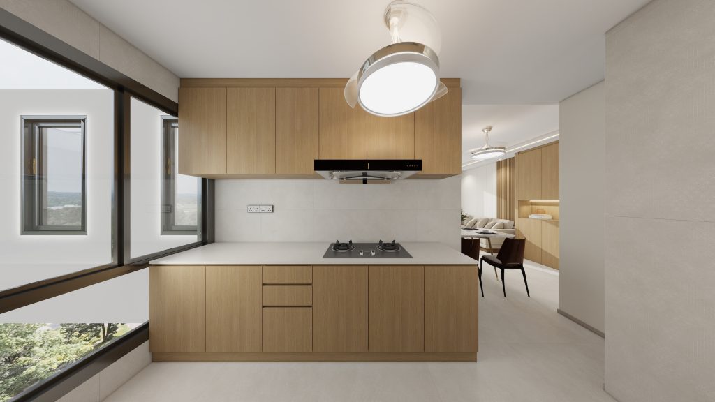Dakota One 3-Room Design B (Kitchen, Master Bedroom, and Bathroom Cabinets)