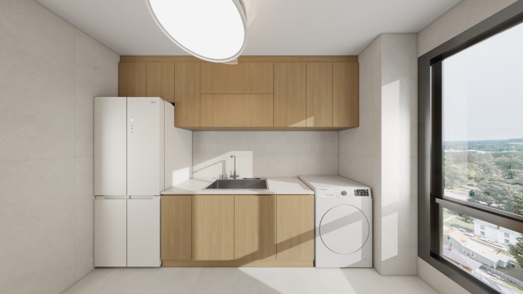 Dakota One 3-Room Design B (Kitchen, Master Bedroom, and Bathroom Cabinets)