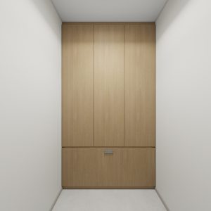 Bomb Shelter Full Height Space Saving Beds with Storage Cabinet (5 feet)