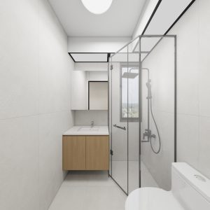Common Bathroom Top & Bottom Cabinets (5 feet)