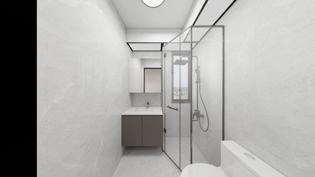 Common Bathroom Top & Bottom Cabinets (5 feet)