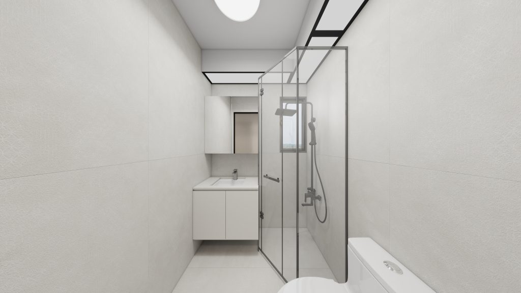 Common Bathroom Top & Bottom Cabinets (5 feet)