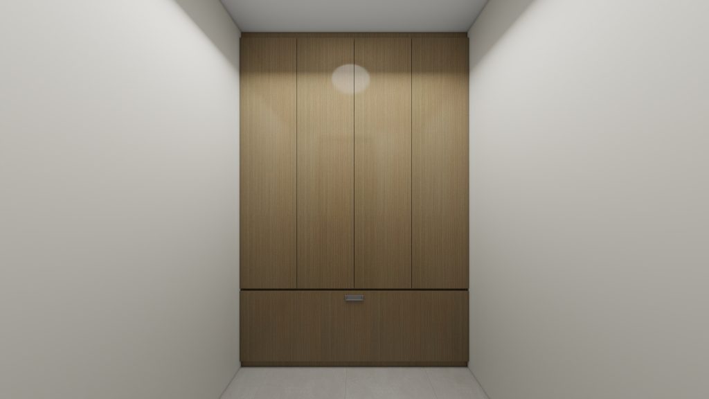 Bomb Shelter Full Height Space Saving Beds with Storage Cabinet (6 feet)