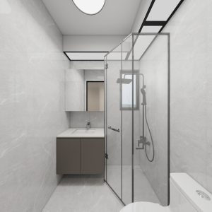 Common Bathroom Top & Bottom Cabinets (5 feet)