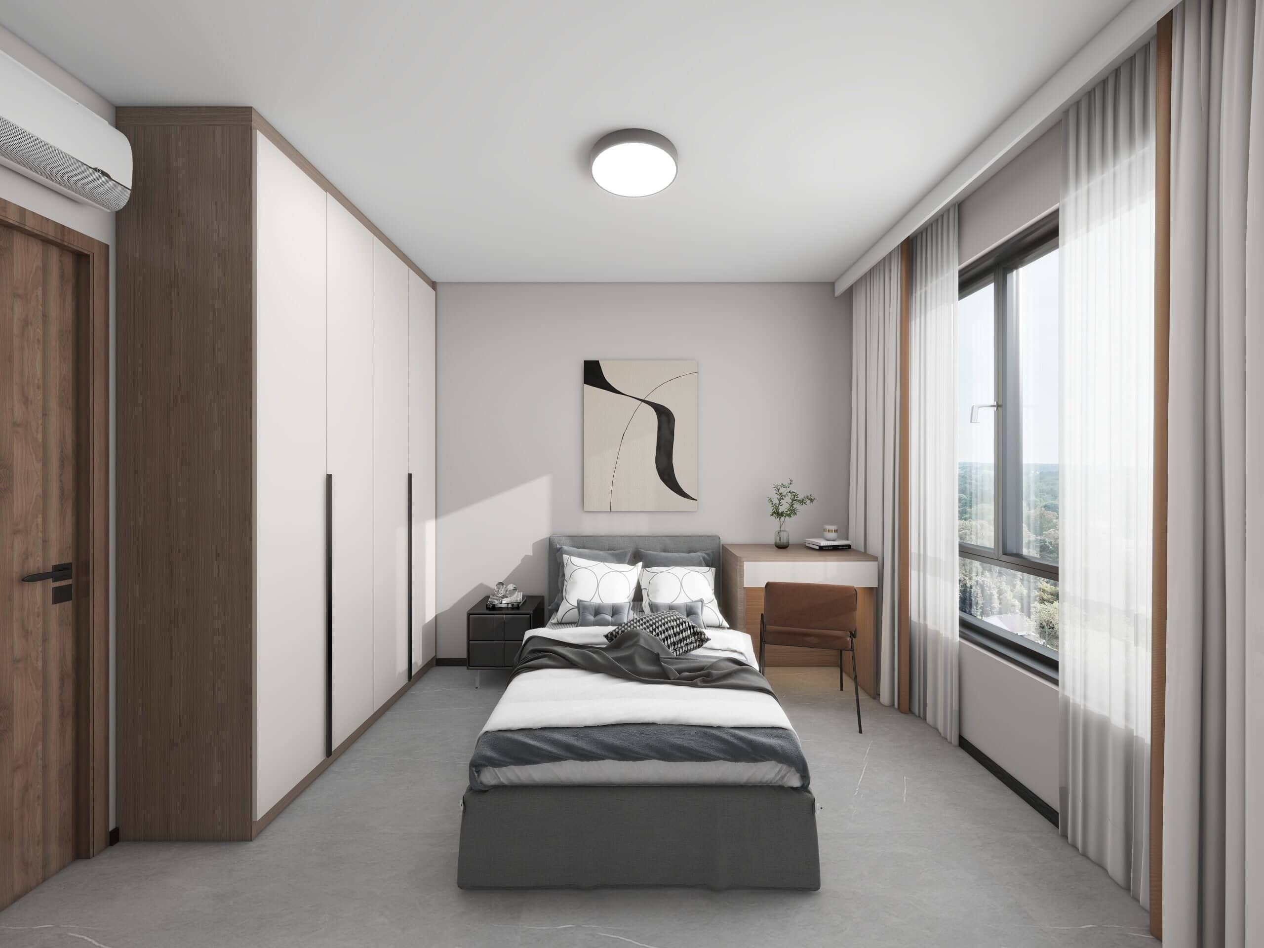 Bedroom 1 Casement Wardrobe (5 feet)
