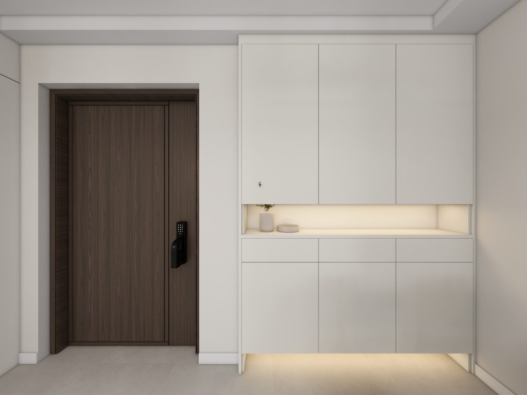 Foyer Full Height Shoes Cabinet  (6 feet)