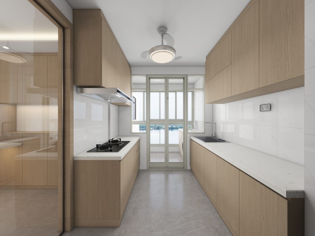 Hougang Citrine 5-Room Design B (Kitchen, Master Bedroom, and Bathroom Cabinets)