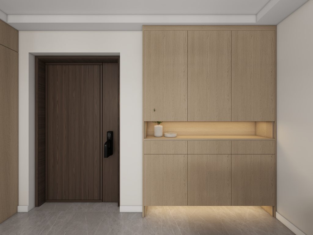 Foyer Full Height Shoes Cabinet  (6 feet)